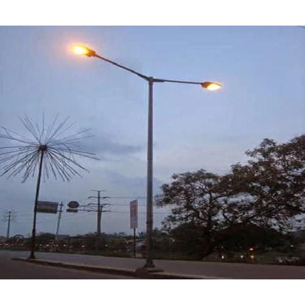Galvanized 8M Octagonal Street Light Pole