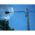 Single Galvanized Ornament Street Light Pole 1