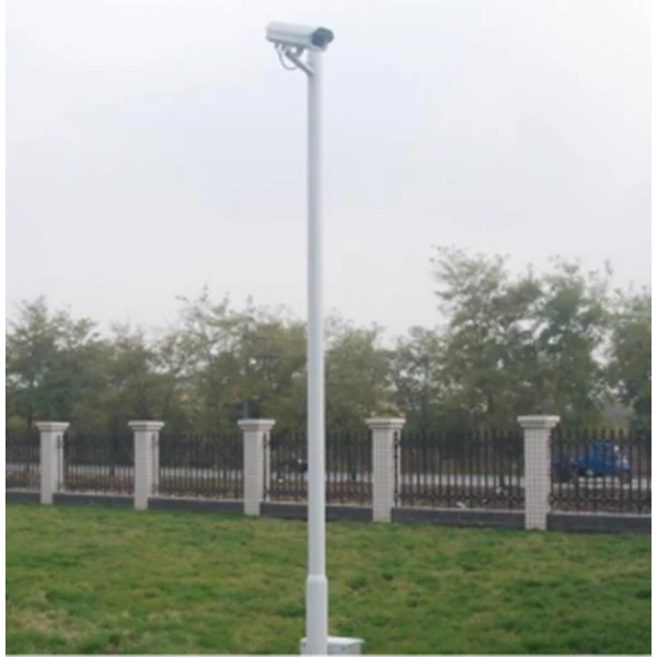 CCTV Pole H9M Round galvanized ornament