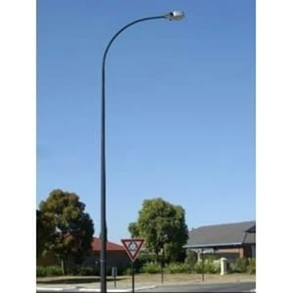 PJU street light pole 11 meters octagonal single angle