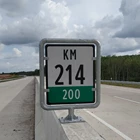 Km Road Sign 1