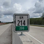 Km Road Sign 2
