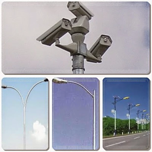 CCTV Pole 8 Meters Round