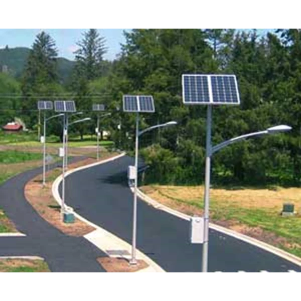 Solar Panel Street Light Poles