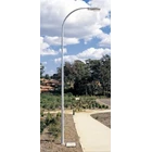 Single Octagonal Parabola Ornament Street Light Pole 1
