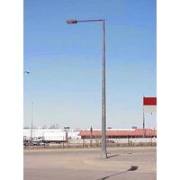 Octagonal Street Light Pole 8 meters Single Angle Ornament
