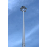 Tiang High mast bulat lurus Hdg 10 Meter 