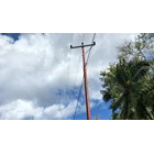 PLN Electric Pole Straight Round Galvanized 7 Meters 1