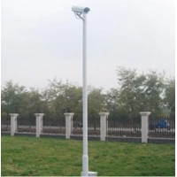 Tiang CCTV Bulat Lurus Galvanis 7 Meter